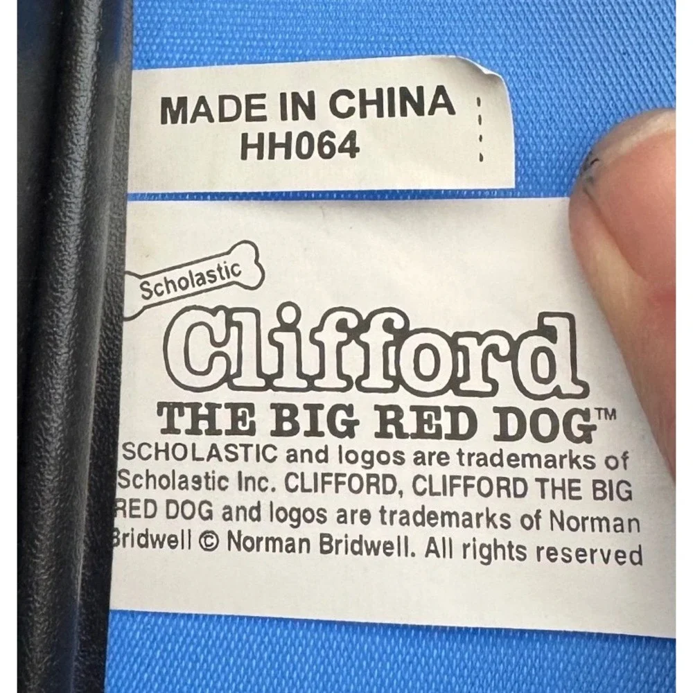 Clifford The‎ Big Red Dog Vintage Rolling Suitcase Blue Scholastic Kids Luggage